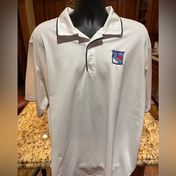 Antigua | Shirts | New York Ranger Mens Nhl Athletic Polo Sharp White ...